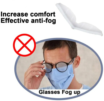 5PCS Mask Bracket Hook AntiFog Nose Bridge Pads For 95 Mask Protection Strip Mask Holder Soft Comfortable PE Antidust Universal