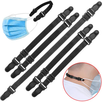 5PCS Mask Ear Cord Extension Buckle Non-Slip Adjustable Mask Accessories Hook Mask Ear Buckle Extension Holder Ear Protector