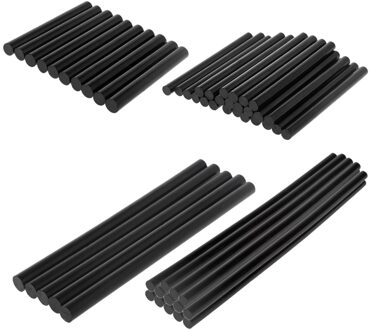 5Pcs Melt Lijm Stok Zwart Hoge Zelfklevende 11Mm Voor Diy Craft Speelgoed Reparatie Tool
