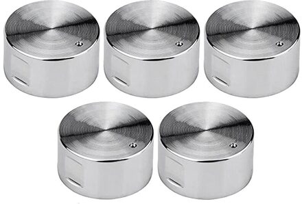 5Pcs Metalen Gasfornuis Knoppen 6Mm Fornuis Regelbereik Oven Knop Brander Knop Gas Kookplaat Schakelaar Keuken vervanging Accessoires