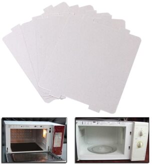 5Pcs Mica Platen Sheets Magnetron Repareren Deel 108X99Mm Keuken Voor Midea