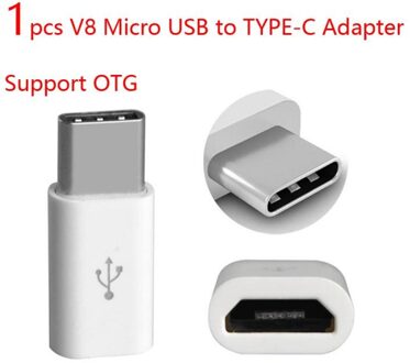 5Pcs Mini Micro Usb Female Naar Type C Male Adapter Usb 3.1 Data Opladen Adapter Handig Algemene Voor Huawei samsung 04
