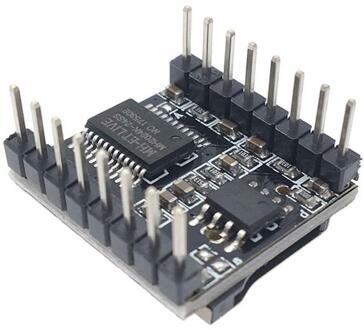 5Pcs Mini MP3 Speler Module Met Vereenvoudigd Output Luidspreker