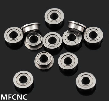 5pcs miniature ball flange bearings MF52/63/73/74/83/84/85/95/105/106/126/128ZZ