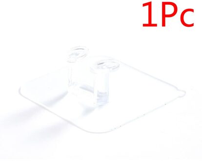 5Pcs Muur Opslag Haak Punch-Gratis Stekker Socket Houder Keuken Stealth Haak Muur Lijm Hanger Kantoor prijs transparant