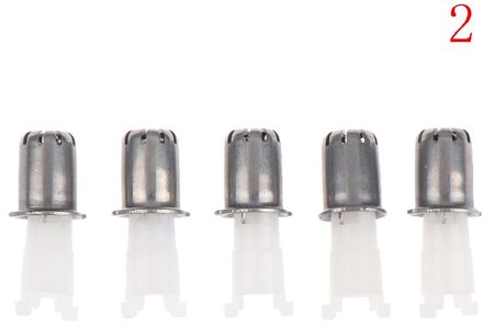 5Pcs Neus Trimmer Hoofden Neus Haar Snijder Vervanging Hoofd 3-In-1 Scheerapparaat Black & White N2