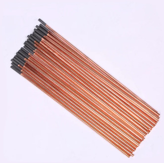 5pcs New flat round arc air gouging carbon rod bar 4-10mm welding DC gas gouging gun electrode Graphite Rods Soldering Supplies