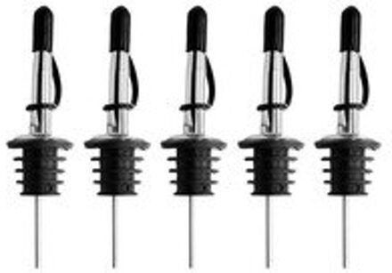 5Pcs Olijfolie Spuit Liquor Dispenser Rubber Wijn Pourers Flip Top Drink Rode Wijn Stop Keuken Gereedschap Bar Accessoires thuis