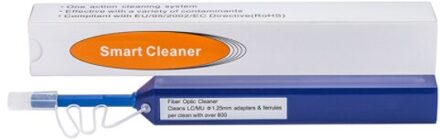 5Pcs One-Click Fiber Optic Connector Cleaner Pen 800 Keer Voor Sc St Fc 2.5Mm En Lc 1.25Mm Adapters Universele Cleaner Tool 1.25mm LC
