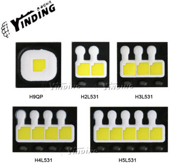 5pcs OSLON LUW HWQP H5L531.TE 5-22W LED Emitter Cold White high power led lamp beads Car headlight wick with 20mm copper PCB