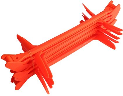 5Pcs Pack Draagbare Sport Training Agility Horden Voetbal Plyometrische Speed Horden Opvouwbaar Opvouwbare Hindernis 5stk oranje