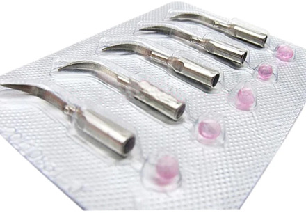 5pcs/pack Oral Hygiene Dental Material Disposable Dentistry Machine Replacement Tip Teeth Cleaning Blade Woodpecker Care Tool