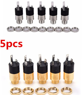 5PCS PJ392 Stereo Female Sockect Jack 3.5 Audio Headphone Connector 3.5mm Stereo Headphone Audio Video Jack Socket Plug