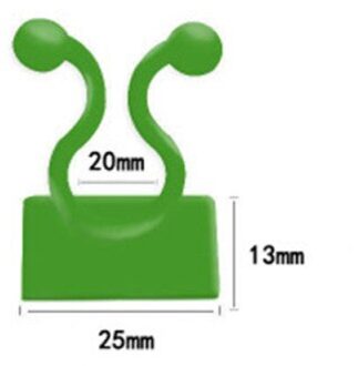5Pcs Plant Klimmen Muur Zelfklevende Sluiting Gebonden Armatuur Wijnstok Gesp Haak Tuin Plant Muur Klimmen Wijnstok Clips vaste Gesp groen-L