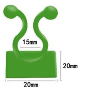 5Pcs Plant Klimmen Muur Zelfklevende Sluiting Gebonden Armatuur Wijnstok Gesp Haak Tuin Plant Muur Klimmen Wijnstok Clips vaste Gesp groen-S