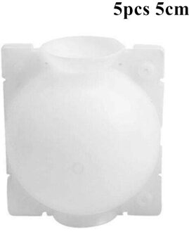 5Pcs Plant Wroeten Bal Enten Wroeten Groeiende Doos Fokken Case Voor Tuin Plant Hoge Druk Voortplanting Doos Boompje gereedschap 5stk wit 5 cm