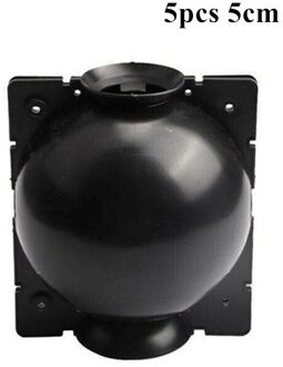 5Pcs Plant Wroeten Bal Enten Wroeten Groeiende Doos Fokken Case Voor Tuin Plant Hoge Druk Voortplanting Doos Boompje gereedschap 5stk zwart 5 cm