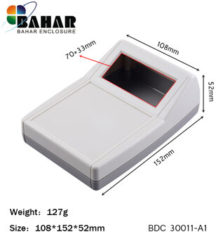 5pcs plastic behuizingen voor elektronica project elektronische instrument case behuizing voor pcb 108x152x52mm