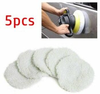 5Pcs Polijsten Pad 9-10 Inch Motorkap Buffer Pads Polijsten Herbruikbare Nuttig Wasbare