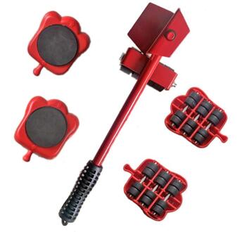 5Pcs Portable Home Trolley Lift Uitstekende Vakmanschap Goed Duurzaamheid Bewegen Vervoer Mover Voor Zware Meubels Moving