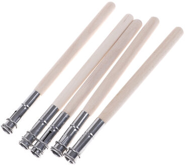 5Pcs Potlood Extender Verstelbare Houten Verlenger Houder Schilderij Tekening Tool
