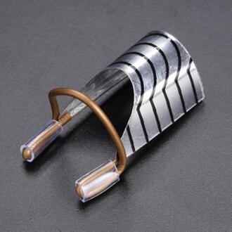 5Pcs Professionele Mode Nail Form Tips Vrouwen Herbruikbare Aluminium UV Gel Acryl Tips Nail Art Uitbreiding Voor Nagellak gids