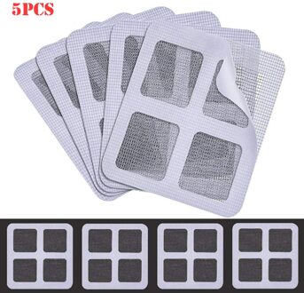 5Pcs Raam En Deur Scherm Reparatie Patch Lijm Reparatie Kit Thuis Textiel Hor Reparatie Tape Заплатка На Москитную Сетку