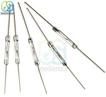 5pcs Reed Switch Magnetic Switch Normally Open Magnetic Induction Switch 2x14mm
