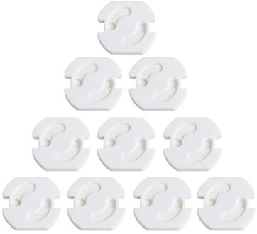 5Pcs Ronde 2 Gaten Eu Standaard Elektrische Veiligheid Socket Beschermende Cover Cap Voor Baby Anti Elektrische Shock Stekkers Protector sloten