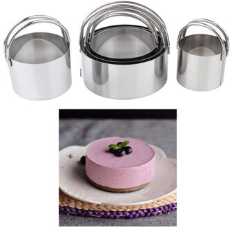 5Pcs Rvs Bakvorm Keuken Diy Cookies Dessert Cake Ringen stijl B