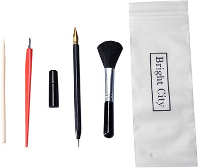 5Pcs Schilderij Tekening Scratch Set Met Stok Schraper Pen Borstel Voor Scratch Schets Papers Boards Gereedschap Diy