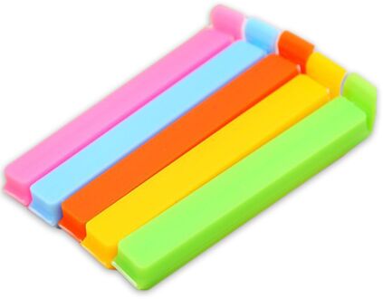 5Pcs Seal Giet Voedsel Opbergtas Clip Snack Afdichting Clip Houden Fresh Sealer Klem Plastic Helper Voedsel Saver Reizen keuken Tool
