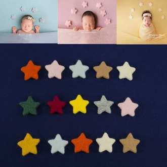5pcs/set Newborn Photography Props Photo Props Baby Handmade Wool Stars Doll Photography Studio Accessories