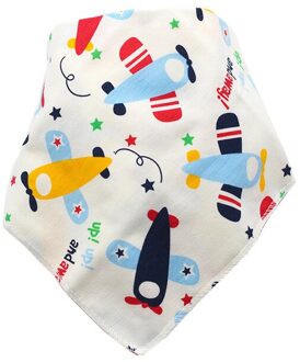 5Pcs Slabbers Driehoek Dubbele Katoen Bandana Slabbetjes Waterdichte Baby Jongens Meisjes Voeden Kiel Zuigeling Burp Doek Baby Speeksel handdoek 1stk