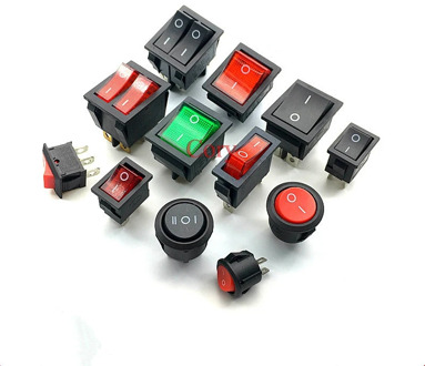 5pcs SPST 2/3/4/6PIN ON/OFF Round/Square Boat Rocker Switch Power switch KCD CZYC