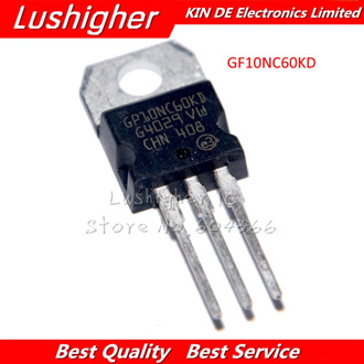 5PCS STGP10NC60KD TO-220 10A 600V IGBT 10NC60 GP10NC60KD STGP10NC60 GP10NC60 10NC60KD TO220 Original