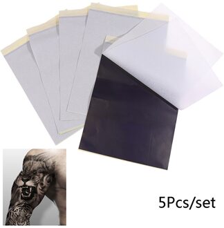 5Pcs Stuks Tattoo Stencil Transfer Papier Thermische Copier Papier Tattoo Accessoires Levert Tracing Hectograph