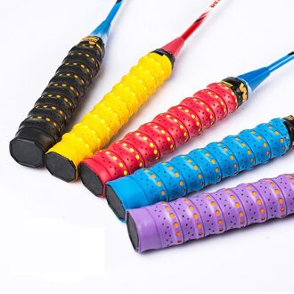 5Pcs Tennisracket Grip Tape Ademende Zweet Absorberende Anti-Slip Overgrip Droog Gevoel Wrap Tape Voor Badminton Golf vis Racket 5 kleur