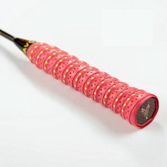 5Pcs Tennisracket Grip Tape Ademende Zweet Absorberende Anti-Slip Overgrip Droog Gevoel Wrap Tape Voor Badminton Golf vis Racket rood