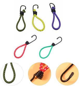 5Pcs Tent Vaste Accessoires Met Haak Elastische Binding Touw Gesp Voor Camping