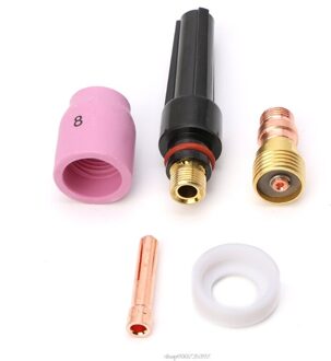 5Pcs Tig Lastoorts Stubby Cup Gas Collet Body Lens Kit N24 20
