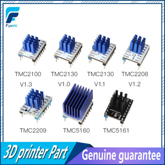 5PCS TMC2100 V1.3 TMC2130 TMC2208 TMC2209 v3.1 TMC5160 TMC5161 Stepper Motor StepStick Mute Driver Silent 3D Printer parts