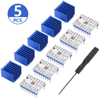 5pcs TMC2208 V1.2 Stepper Motor Driver Heatsink for 3D Printer Controller Mother Boards Reprap Ramps1.4 MKS Prusa i3 Ender-3 Pro
