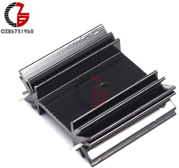 5PCS Triode IC heat sink For TO-220 Aluminum 34*12*30MM Cooling Fin