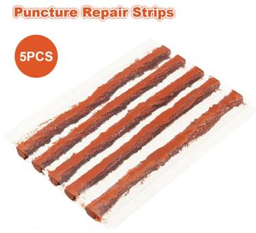 5Pcs Tubeless Banden Reparatie Strips Auto Motorfiets Tubeless Band Band Wielen Punctie Rubber Strip Band Reparatie Tools