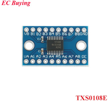 5pcs TXS0108E 8 Channel Logic Level Converter Module TTL Bi-Directional Mutual Convert 3.3V 5V for Arduino Raspberry Pi TXB0108