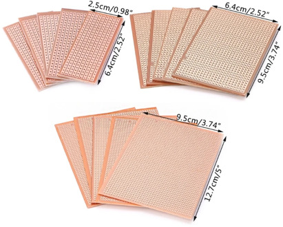 5pcs Universal Bakelite Circuit Board DIY Prototype PCB Prototyping Track Plate Wholesale Dropshipping