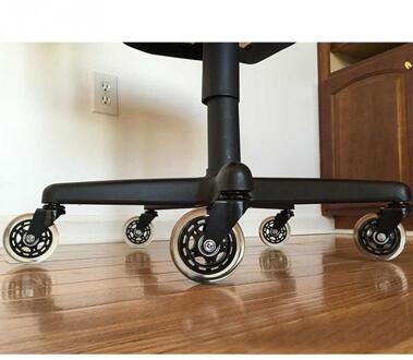 5PCS Universele wiel 40KG Wiel Bureaustoel Draaibare Rubberen Rollen Wielen Meubels Hardware