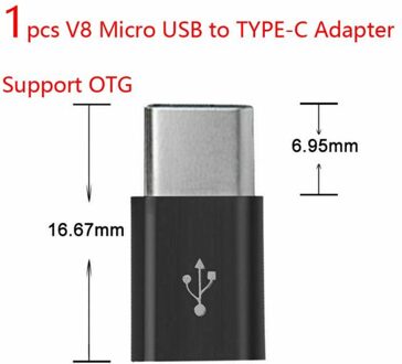 5Pcs Usb Adapters Micro Naar Type C Adapters Mobiele Telefoon Converters Draagbare Connector Voor Samsung Huawei Xiaomi 03