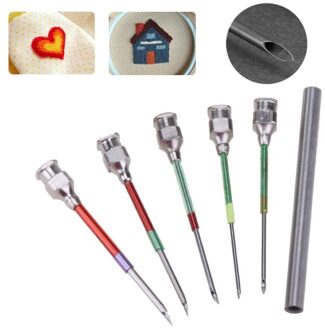 5Pcs Vilten Punch Naalden Borduurwerk Porren Kruissteek Gereedschap Haak Breien Naald Art Handmaking Naalden